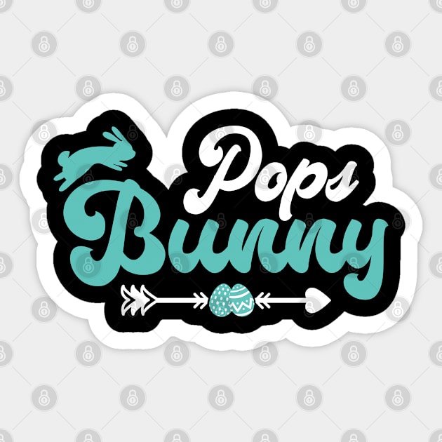 Pops Bunny Matching Family Happy Easter Day Rabbit Egg Sticker by BramCrye